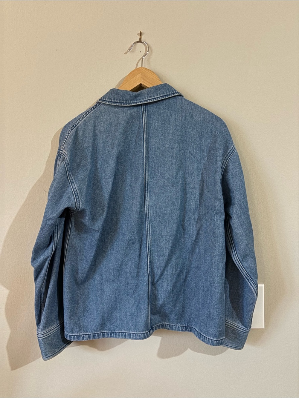 L.L. Bean Signature Denim Chore Shirt Jacket - Size XS - Picture 9 of 9